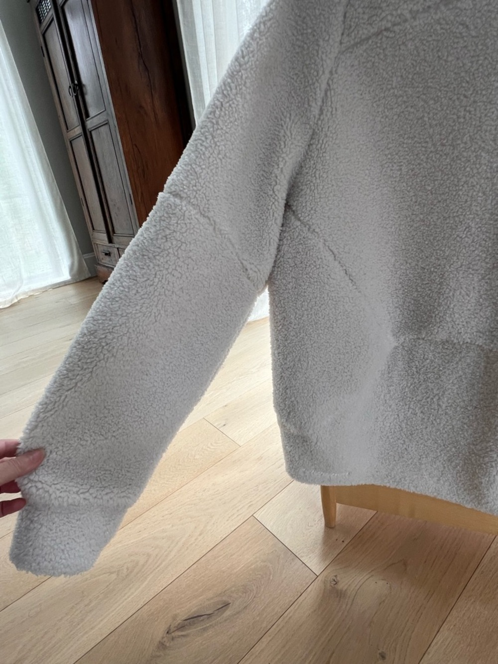 Lululemon Sherpa Half Zip Hoodie. Size XS/S - Picture 15 of 16